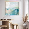 Turquoise Echoes I (No Embellishment), Art by Oliver Gal,  20x20 thumbnail 6