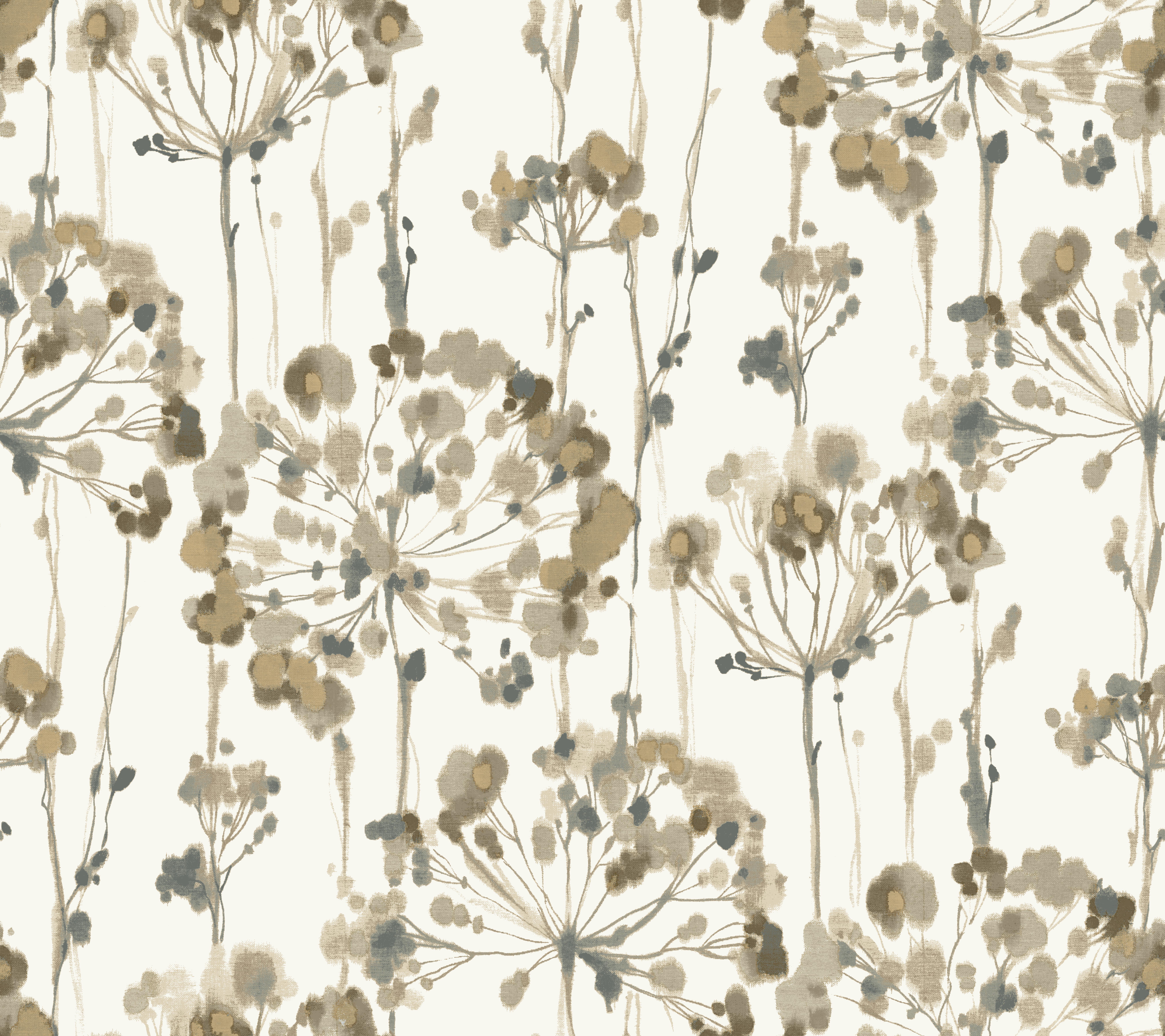 Flourish Neutral Peel & Stick Wallpaper, by York Wall, 20' length x 2'3" width x 0.02" depth View 1