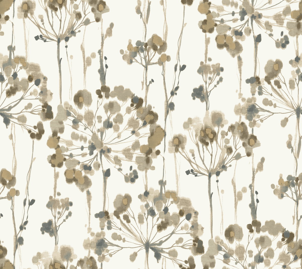 Flourish Neutral Peel & Stick Wallpaper, by York Wall, 20' length x 2'3" width x 0.02" depth