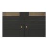 Hannah Tall Cabinet Black, Cabinets & Sideboard by Moe's Home, 35" width x 86.2" height x 16.9" depth thumbnail 6