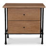 Rene Nightstand Brown, by Moe's Home, 26" width x 24" height x 19" depth thumbnail 1