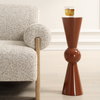 Hepler Gloss Terracotta Drink Table, Side & End Table by Uttermost, 7" width x 25" height x 7" depth thumbnail 2