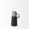Garand Small 13H Two-Toned Black/Natural Ceramic Jug, Decorative Jar by Mercana, 6.3" length x 4.53" width x 10.24" height thumbnail 6
