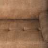 Loretta  Cognac Brown Faux Leather Three Seater Sofa with Two Bolster Cushions thumbnail 9