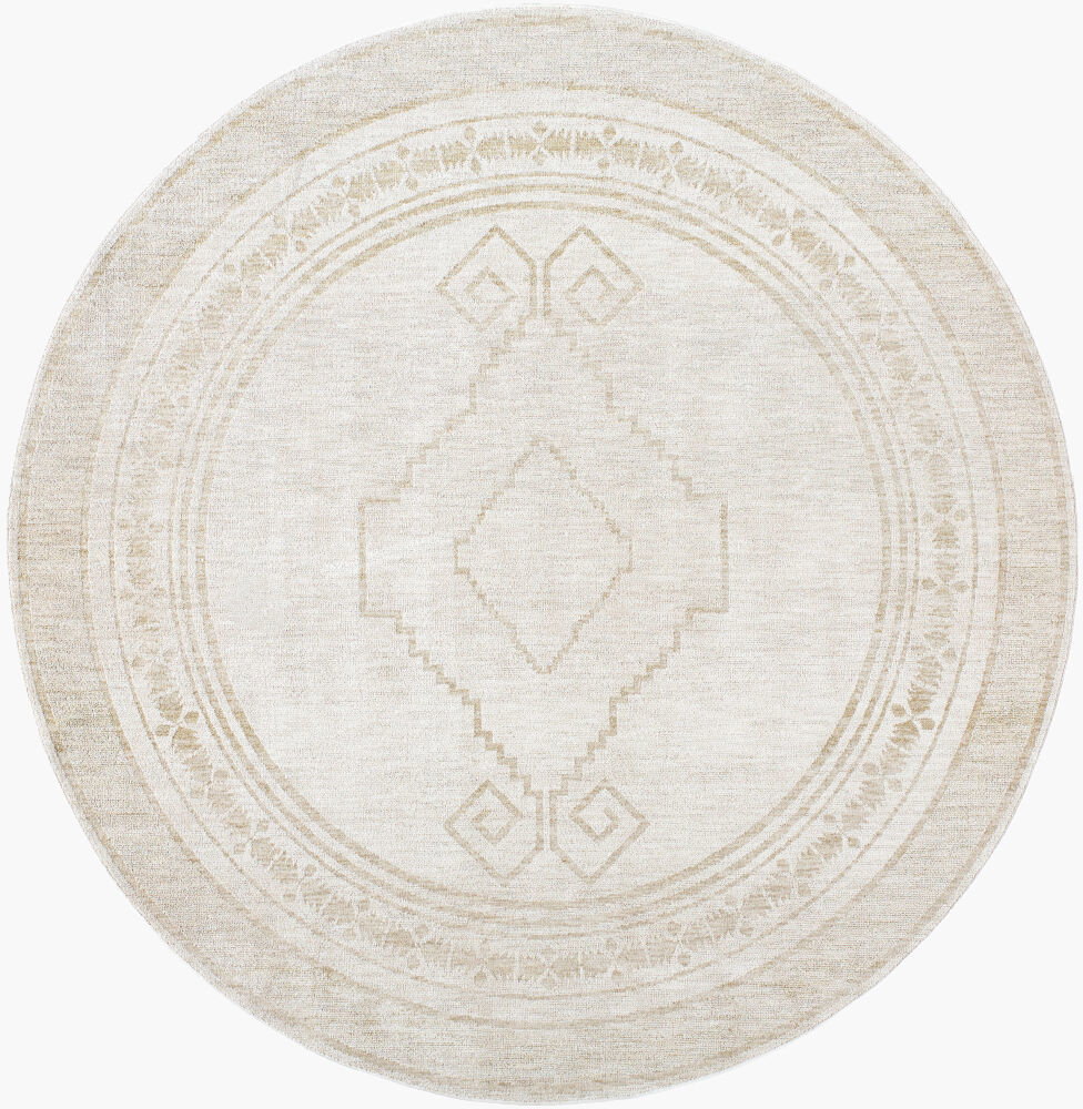 Emory Machine Woven Rug, by Surya, 6'11.46" length x 6'11.46" width