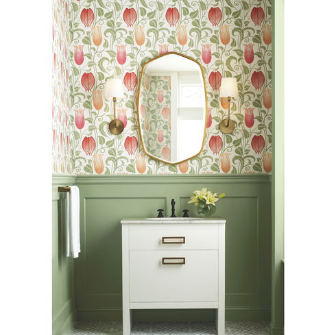 Canterbury Bells White & Brights Wallpaper