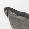 Zadie 14x26 Light Gray and Dark Gray Fabric Color Blocked Pillow Cover, Decorative Pillow by Mercana, 14" length x 26" width x 0.2" height thumbnail 12