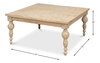 Jocelyn Coffee Table, by Sarreid, 3'3" length x 3'3" width x 1'6" height thumbnail 13