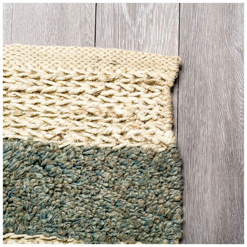 Dolman 8 x 10 Multi-Colored Jute Hand Woven Rug