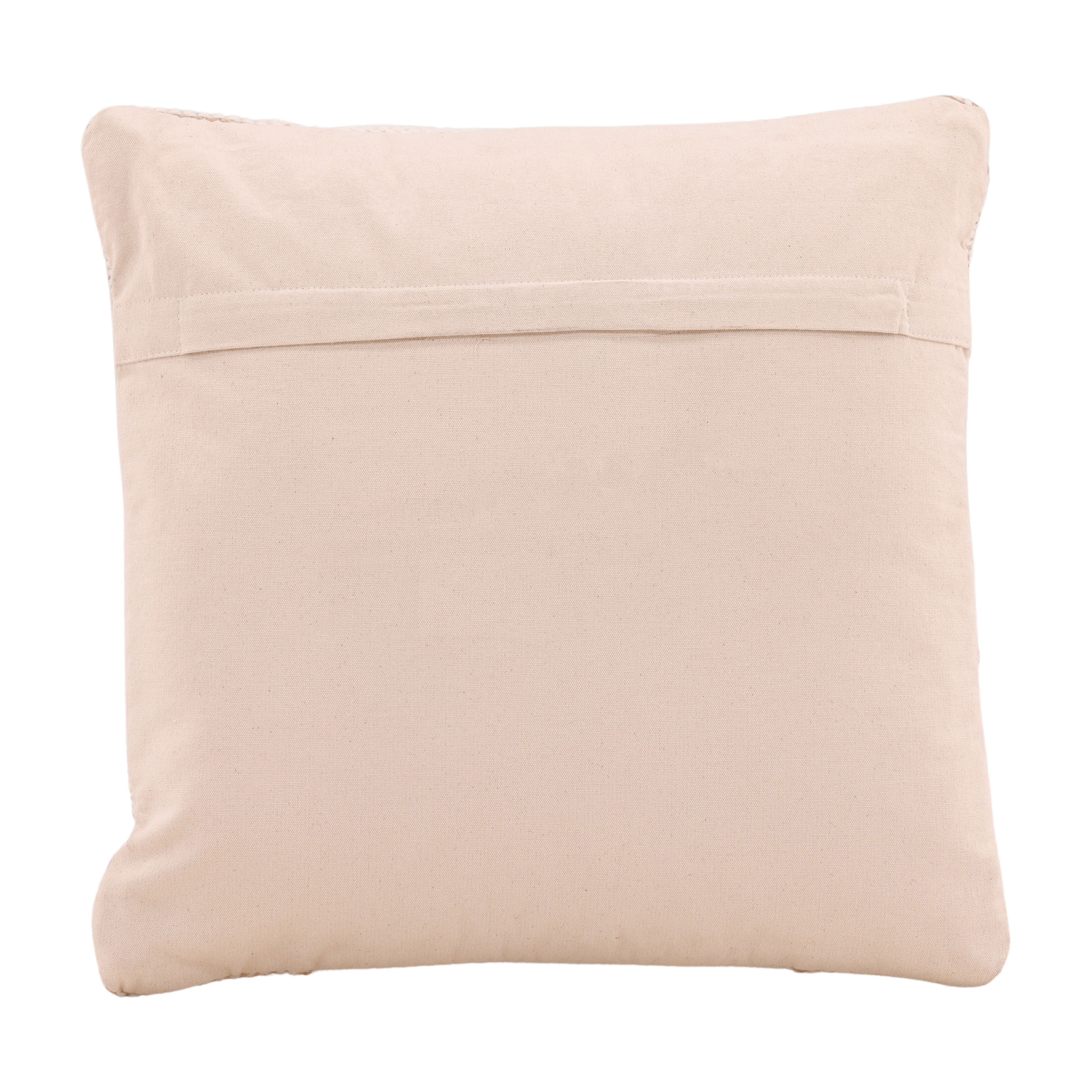 Zafiro Pillow Natural, Decorative Pillow by Dovetail, 20" width x 20" height x 6" depth View 2
