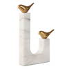 Songbirds Brass Sculpture, Figurines & Statue by Uttermost, 10.75" width x 13.25" height x 1.75" depth thumbnail 3