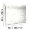 Fractured Prism Grey Metallic Peel & Stick Wallpaper thumbnail 4