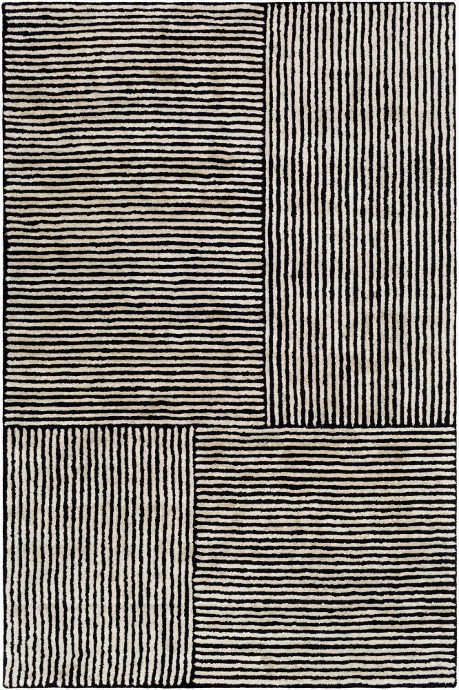 Quartz Handmade Rug, by Surya, 7'6" length x 5' width