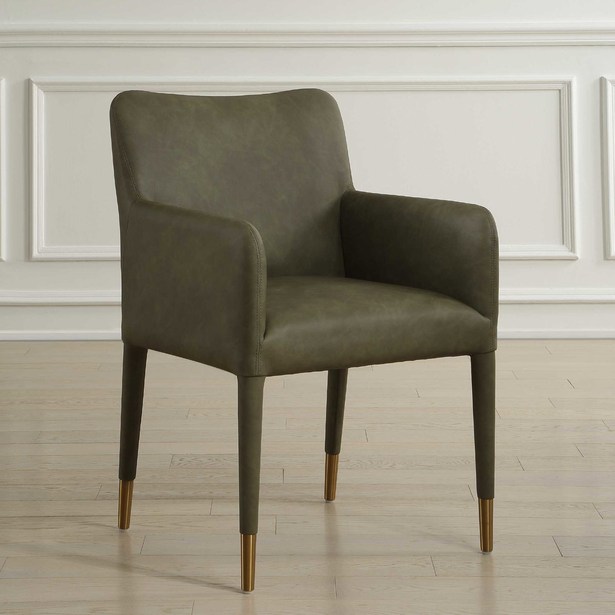 Conifer Pine Dining Armchair, Dining Chair by Uttermost, 23" width x 34" height x 23" depth View 3