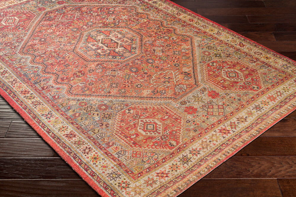 Unique Handmade Rug, by Surya, 3' length x 2' width