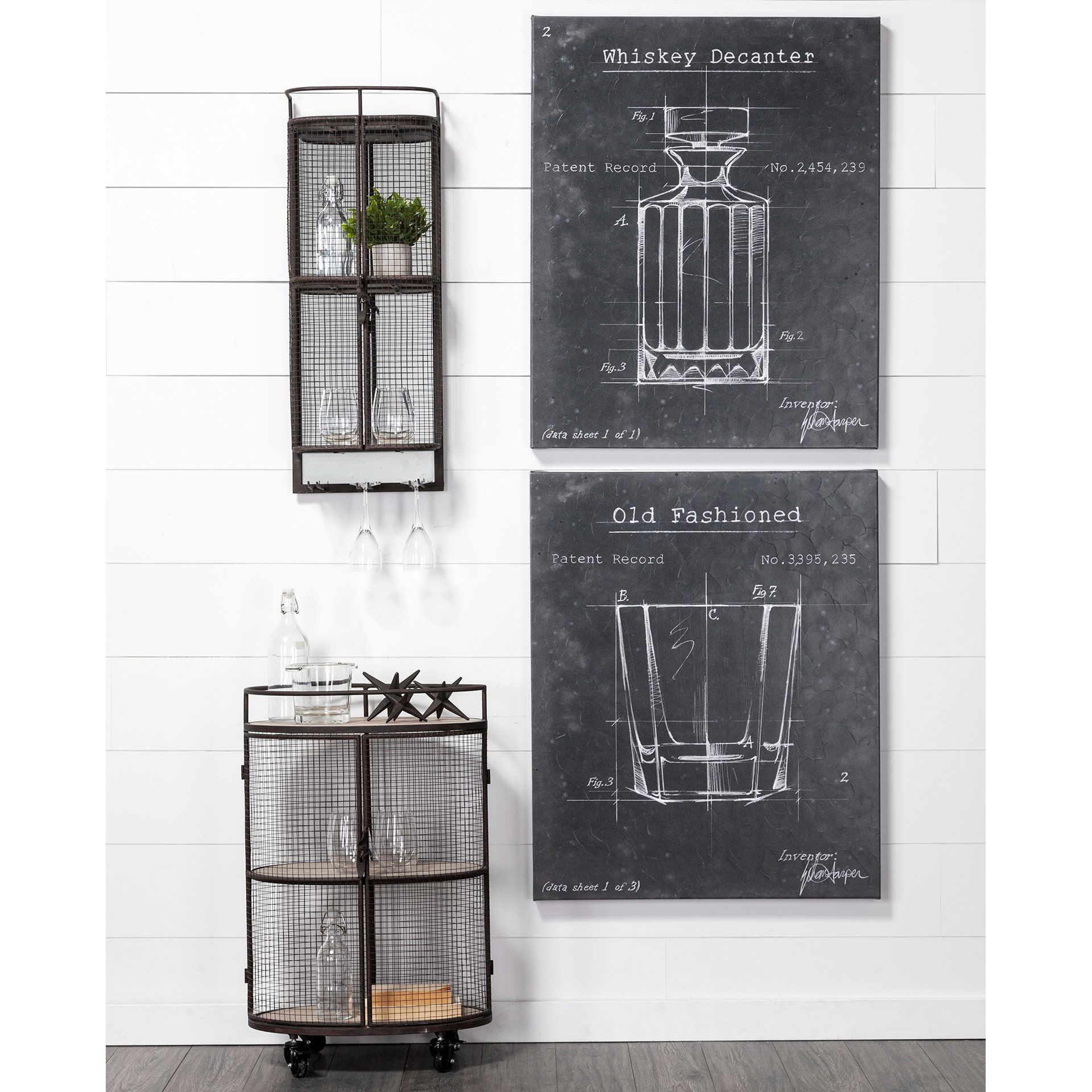 Rhea (Set of 3) Brown Cast Iron Small, Medium & Large Jacks large image 