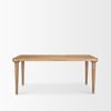 Suvan 72L Light Brown Rectangular Oak Wood Dining Table thumbnail 3
