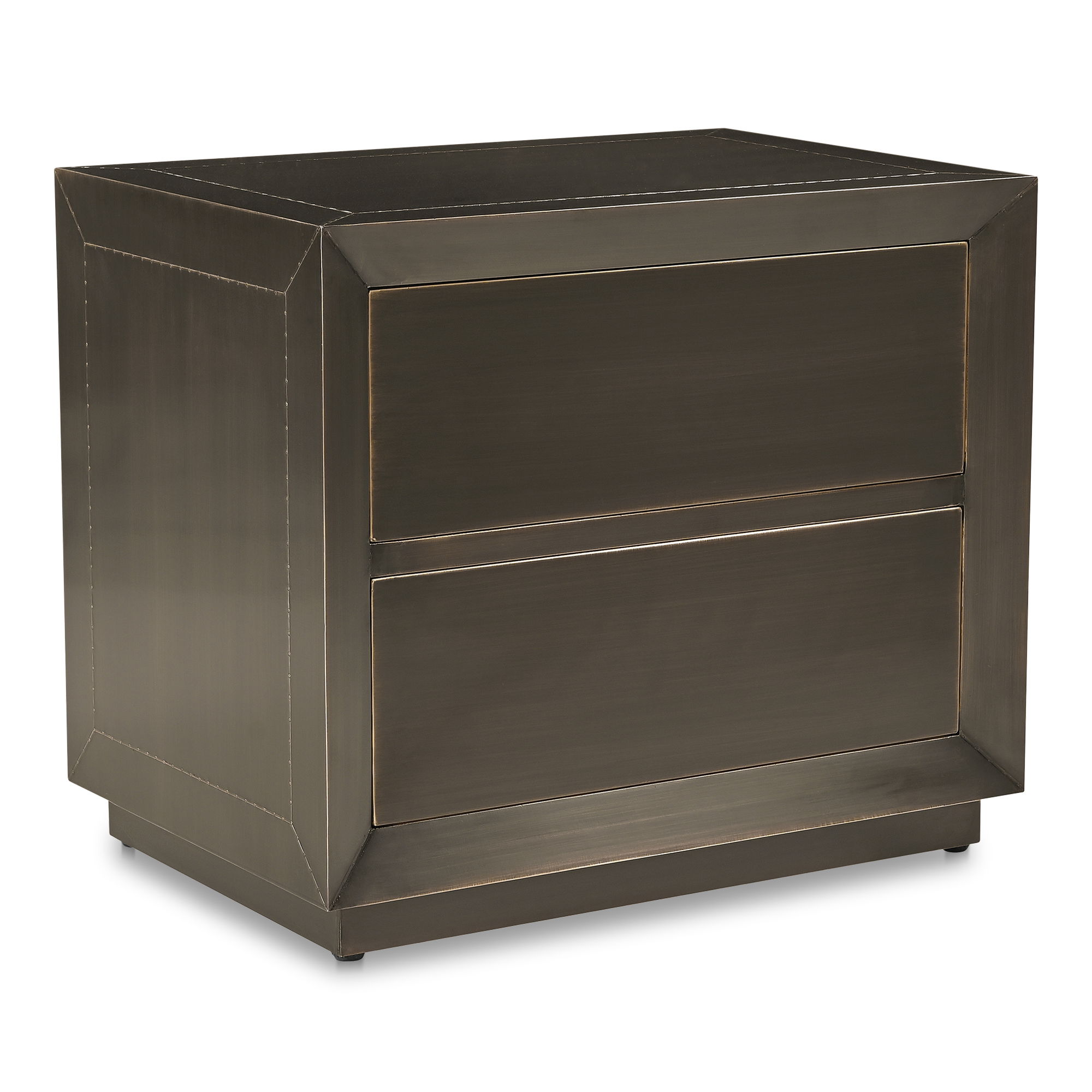 Dawson Nightstand Deep Bronze, by Moe's Home, 26" width x 22" height x 18" depth View 2