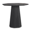 Maxine Hexagonal Black Wood Foyer Table, Side & End Table by Mercana, 32" length x 32" width x 30" height thumbnail 1