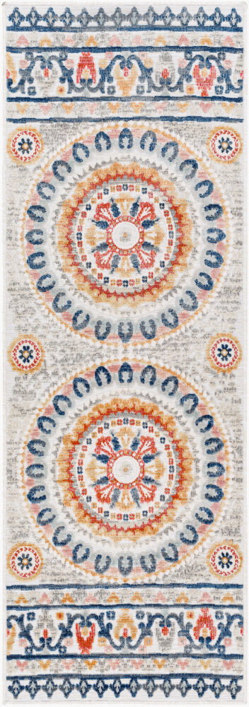 Cabo Machine Woven Rug, by Surya, 7'2.61" length x 2'7.5" width