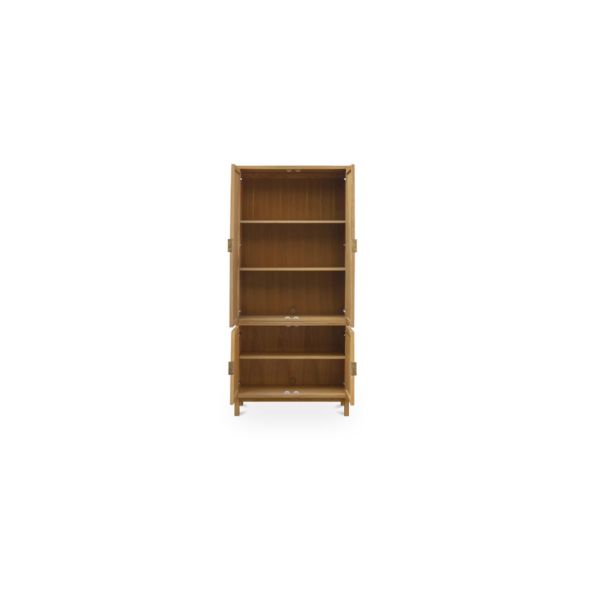 Seymour Tall Cabinet Natural, Cabinets & Sideboard by Moe's Home, 38" width x 80" height x 18" depth View 4