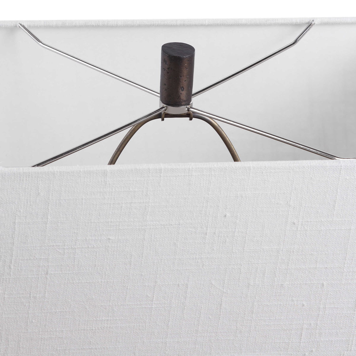 Darbie Iron Table Lamp, by Uttermost, 1'4" width x 2'11.75" height x 10" depth View 7