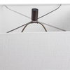 Darbie Iron Table Lamp, by Uttermost, 1'4" width x 2'11.75" height x 10" depth thumbnail 7