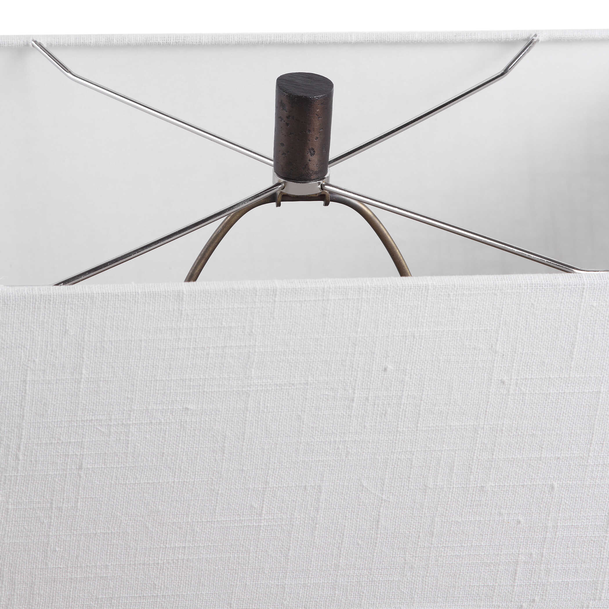 Darbie Iron Table Lamp, by Uttermost, 16" width x 35.75" height x 10" depth View 7