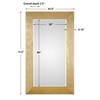 Chaney Gold Mirror, by Uttermost, 43.5" width x 73.5" height x 2.5" depth thumbnail 3