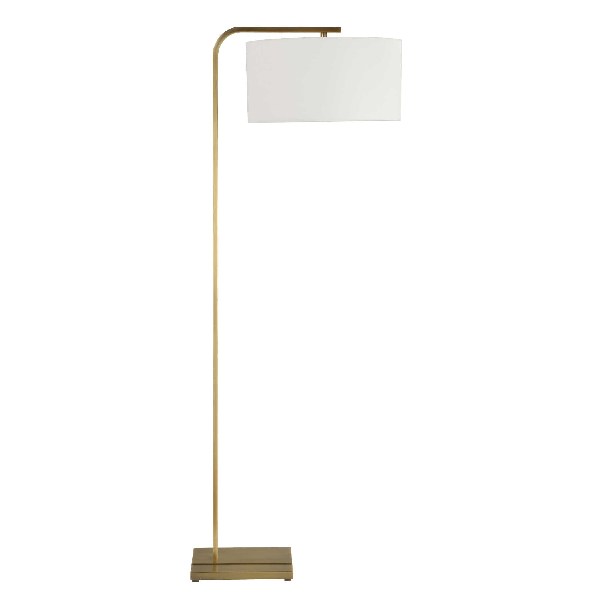 Laight Antique Brass Floor Lamp large image 