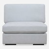 REFUGE SOFA, ARMLESS, CLOUD BLUE, Furniture by Uttermost, 40" width x 30" height x 37.5" depth thumbnail 6