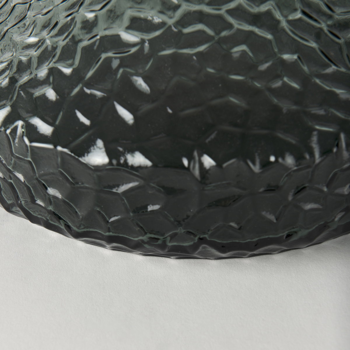 Jolene 11.8' Green Waterglass Glass Vase, by Mercana, 9.84" length x 9.84" width x 11.81" height View 9
