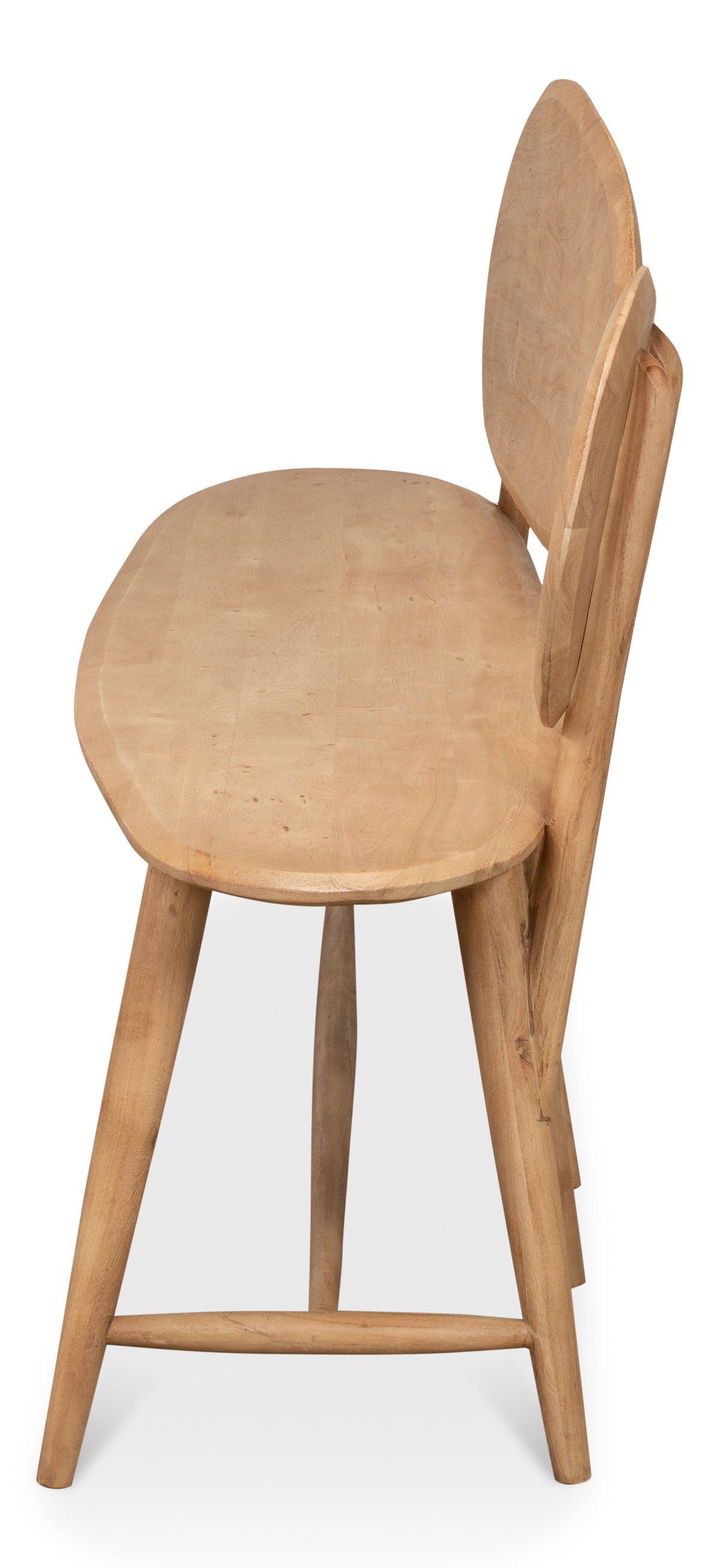 Pebble Bench, by Sarreid, 1'7" length x 6'1" width x 3'1" height View 9