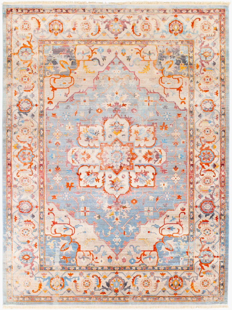 Ephesians Machine Woven Rug, by Surya, 1'3.75" length x 1'3.75" width