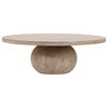 Belize Coffee Table, by Dovetail, 42" width x 15" height x 42" depth thumbnail 1