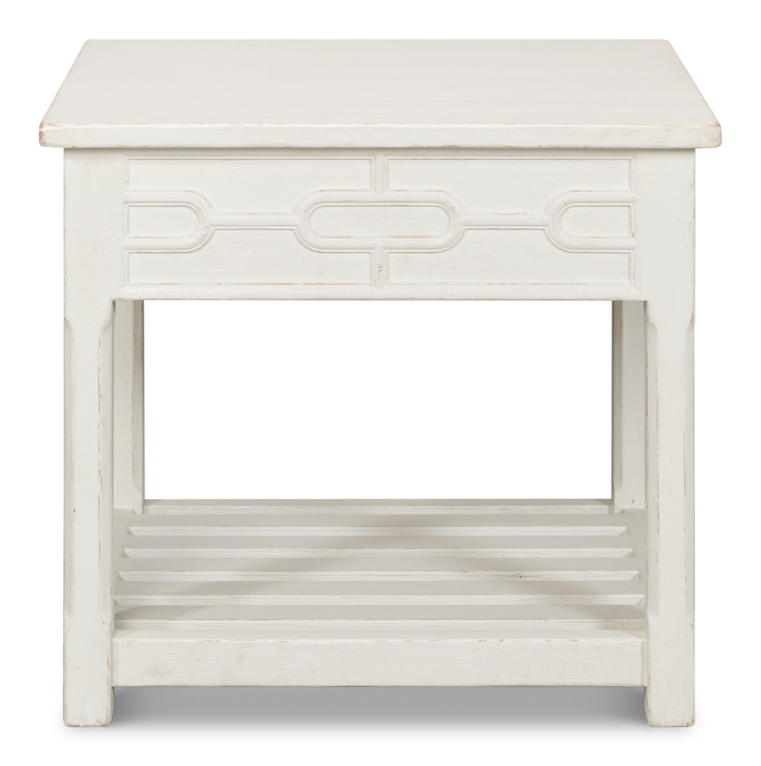 Isla Side Table  Antique White large image 