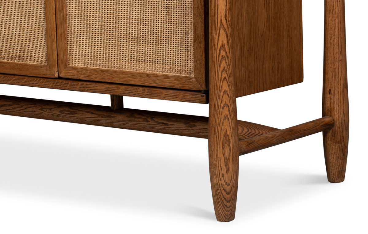 Nido Sideboard  4 Doors, by Sarreid, 1'7" length x 7'1" width x 2'6" height View 6