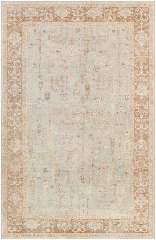 Normandy Handmade Rug, by Surya, 9' length x 6' width