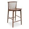 Marley Counter Stool Walnut, Counter & Bar Stool by Moe's Home, 18" width x 37" height x 20" depth thumbnail 2