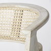 Tabitha 30.75' Seat Height Beige Fabric/Rattan Seat Blonde Wood Frame Bar Stool thumbnail 6