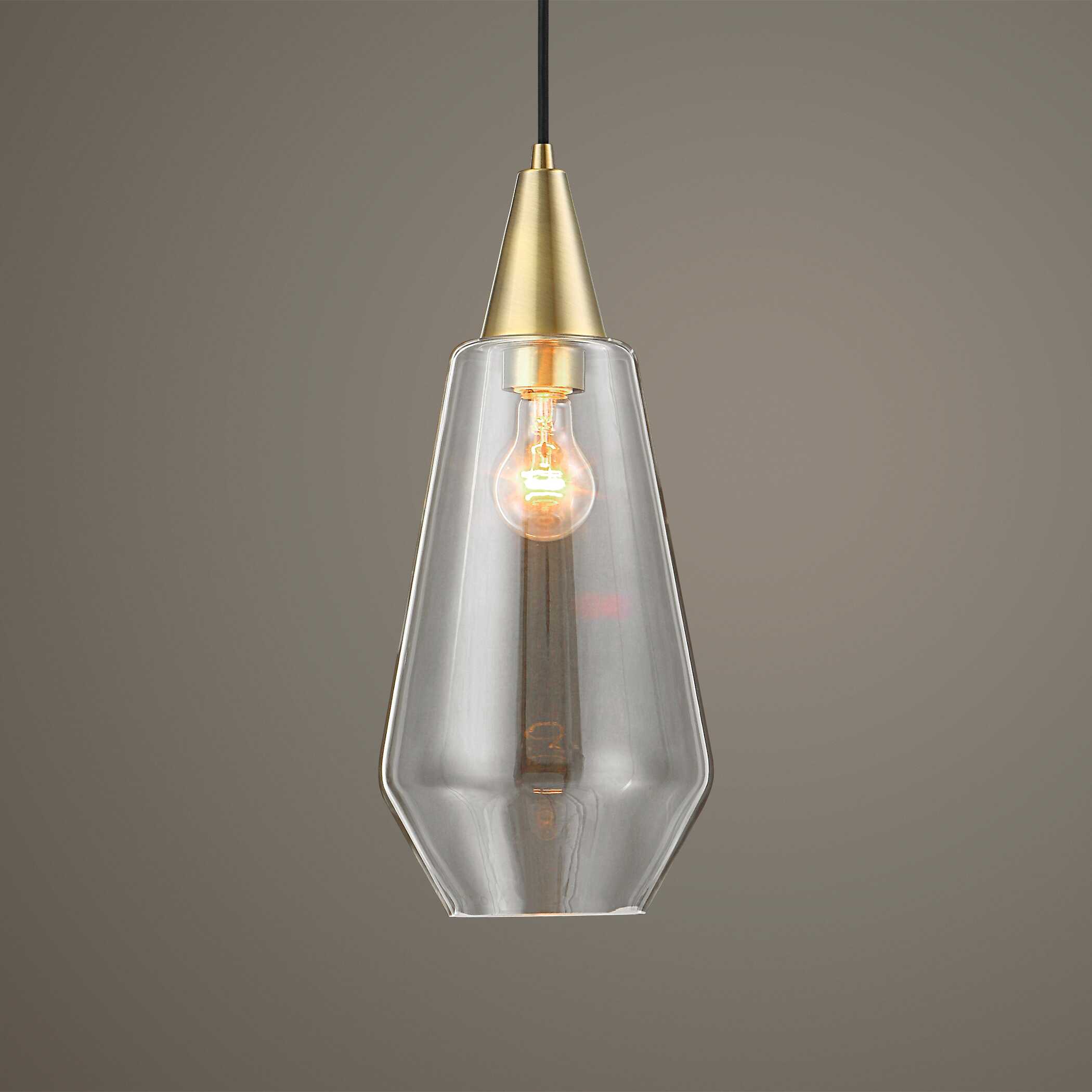 Eichler Antique Brass 1 Light Mini Pendant large image 