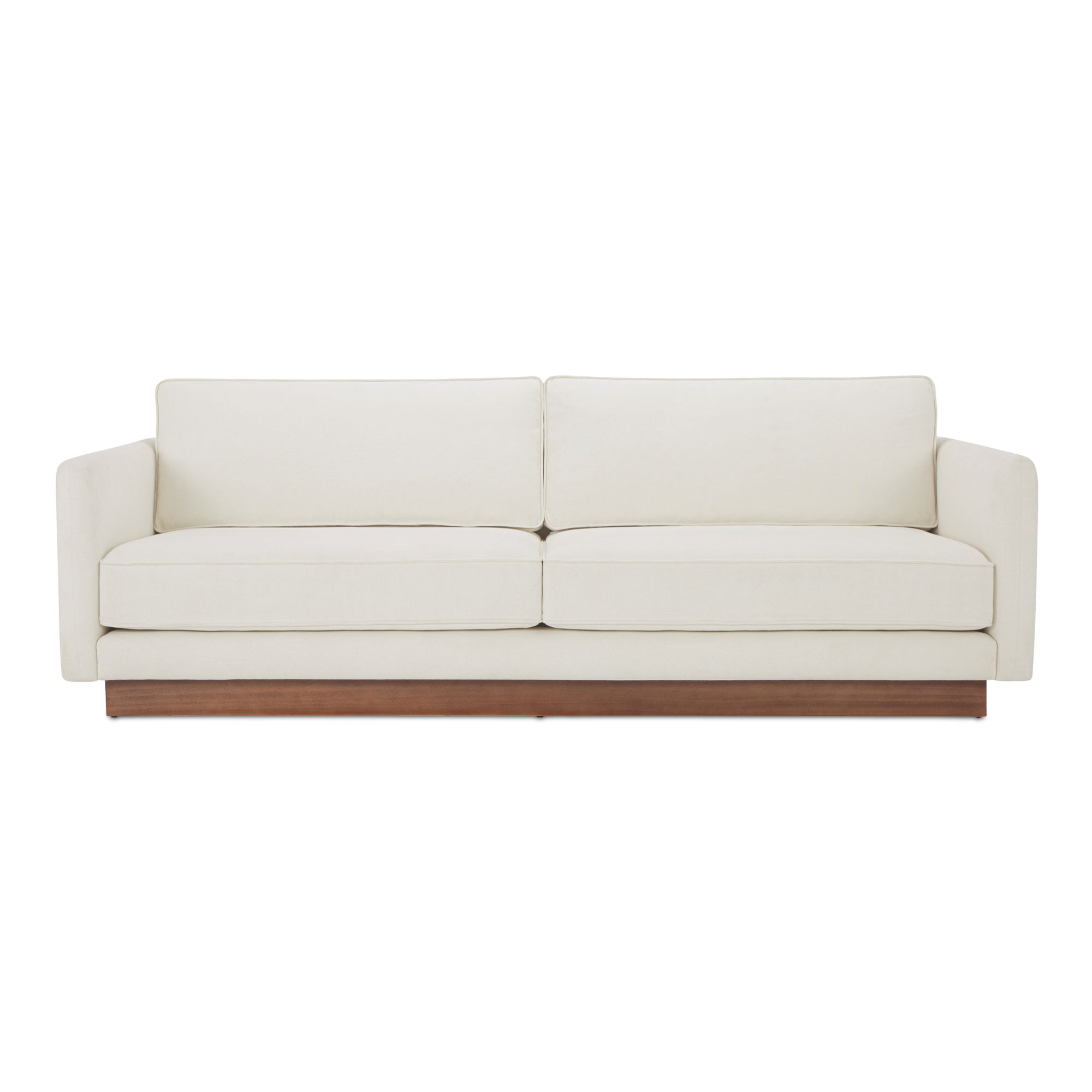 Vernon Sofa White, Sofas & Sectional by Moe's Home, 89.9" width x 30.7" height x 37" depth View 1