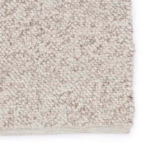 Jaipur Living Hadren QTM04 Handmade Solid White and Light Gray Area Rug (9