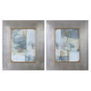 Gilded Whimsy Abstract Prints Set/2, by Uttermost, 2'6.5" width x 3'0.5" height x 1.25" depth thumbnail 1
