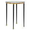 Stiletto Antique Gold Side Table, Side & End Table by Uttermost, 17" width x 22" height x 17" depth thumbnail 4
