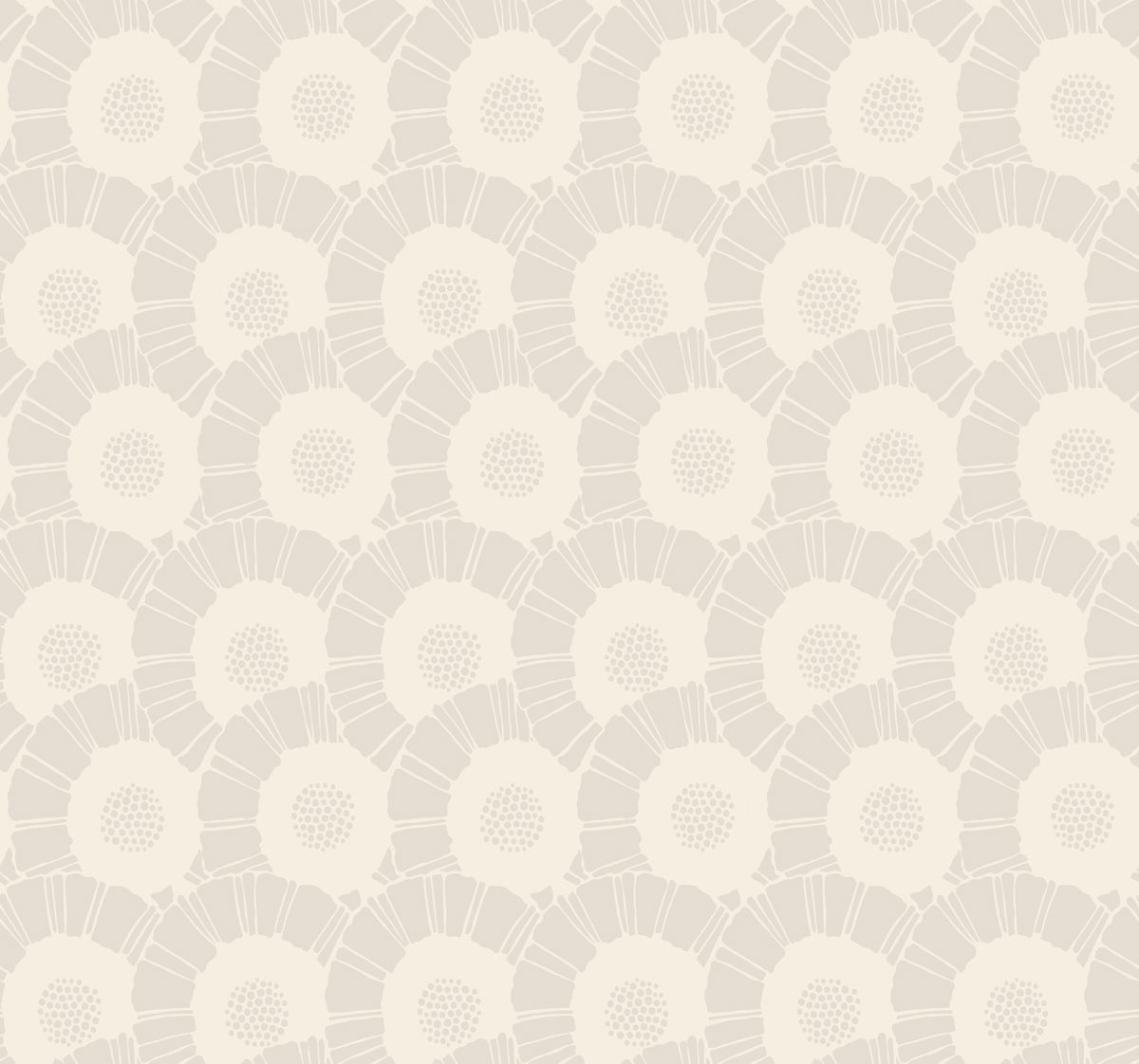 Coco Bloom White Wallpaper, by York Wall, 27' length x 2'3" width x 0.02" depth