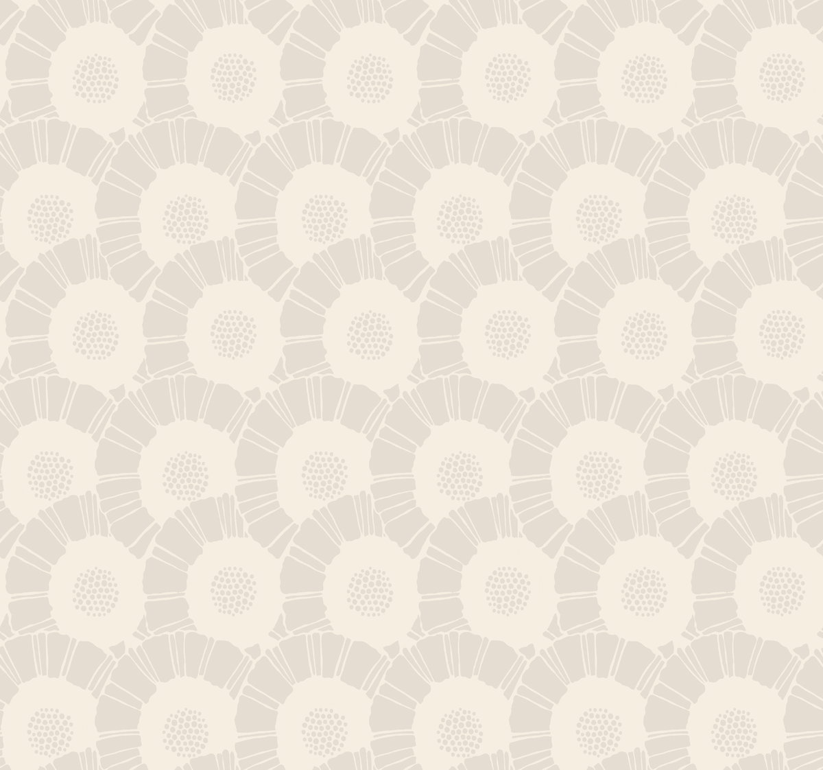 Coco Bloom White Wallpaper, by York Wall, 27' length x 2'3" width x 0.02" depth