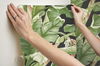 Banana Leaf Black & Green Peel & Stick Wallpaper thumbnail 6