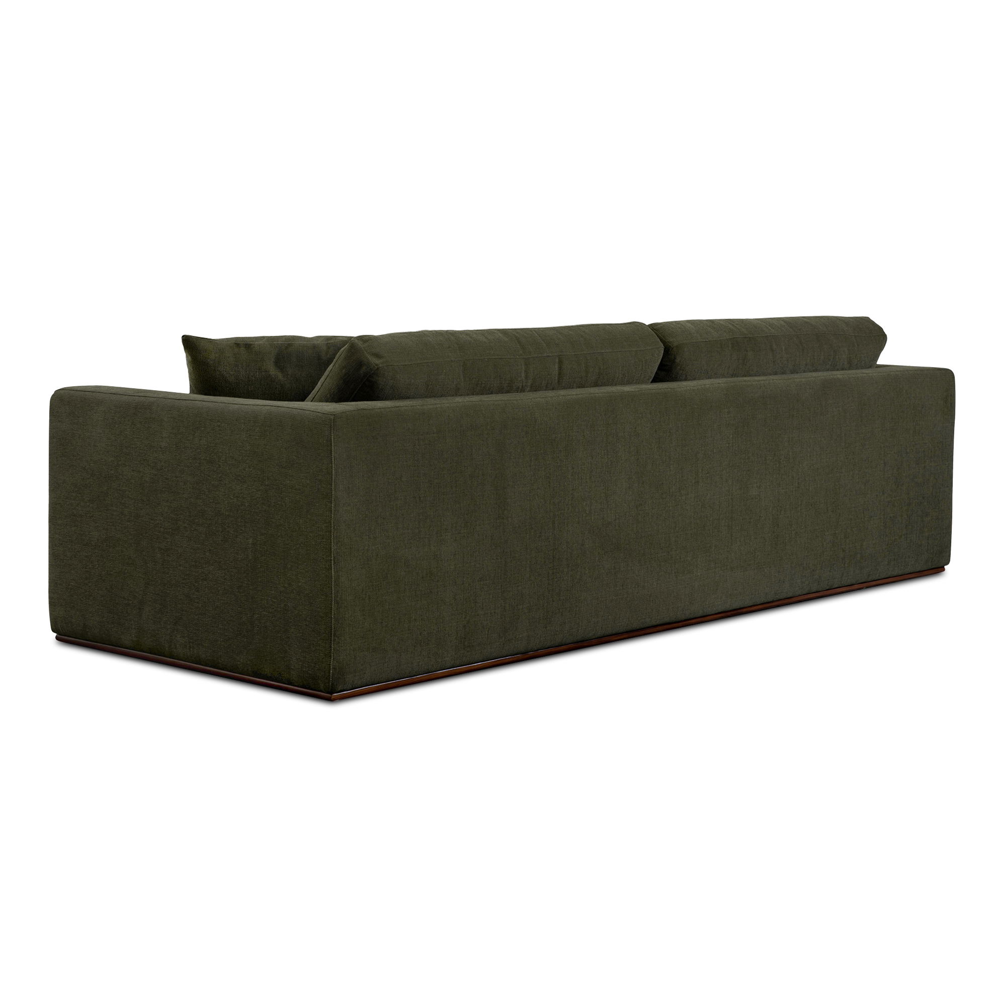 Rue Sleeper Sofa Deep Green, Sofa Bed by Moe's Home, 97.5" width x 25" height x 40.5" depth View 2