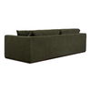 Rue Sleeper Sofa Deep Green, Sofa Bed by Moe's Home, 97.5" width x 25" height x 40.5" depth thumbnail 2